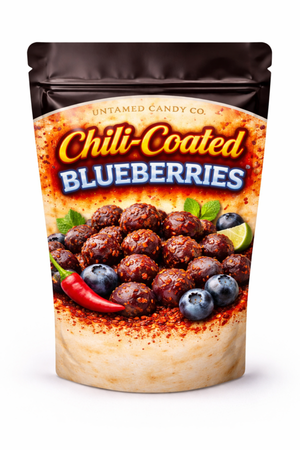 Chili-Coated Blueberries